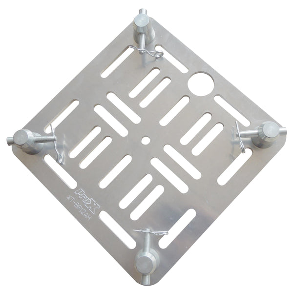 12" Aluminum 8mm Slotted Holes Truss Top Plate for F34 F32 F31 Conical Square Truss with Twist Locks and Connectors