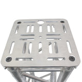 12" Aluminum 8mm Slotted Holes Truss Top Plate for F34 F32 F31 Conical Square Truss with Twist Locks and Connectors