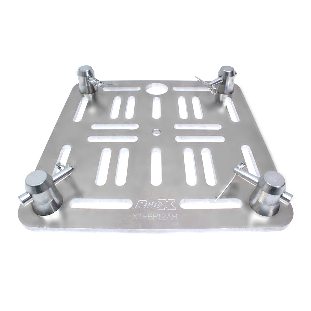 12" Aluminum 8mm Slotted Holes Truss Top Plate for F34 F32 F31 Conical Square Truss with Twist Locks and Connectors