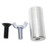 Pair of 12" Aluminum 6mm Truss Top Plate and 1 3/8 Speaker Stud Mount for F34 F32 F31 Conical Square Truss with Connectors