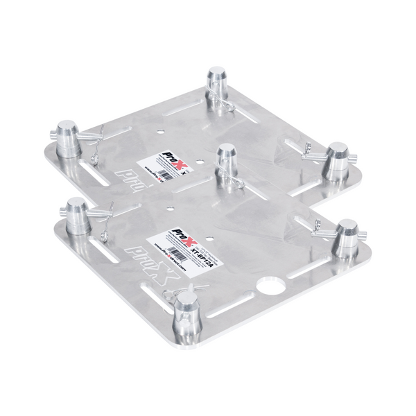 Pair of 12" Aluminum 6mm Truss Top Plate for F34 F32 F31 Conical Square Truss with Connectors