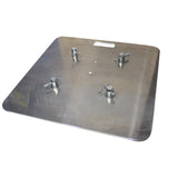 24" x 24" 8mm Aluminum Base Plate F34 Trussing Includes Conical Connectors