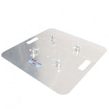 Set of 2 4.92ft Totem Package Includes a 12in Top Plate, 24in Base Plate and Four 1.5m F31 Tubes W-White Scrim Cover