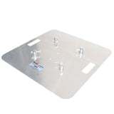 24" Aluminum 6mm Truss Base Plate for F34 F32 F31 Conical Square Truss with Connectors