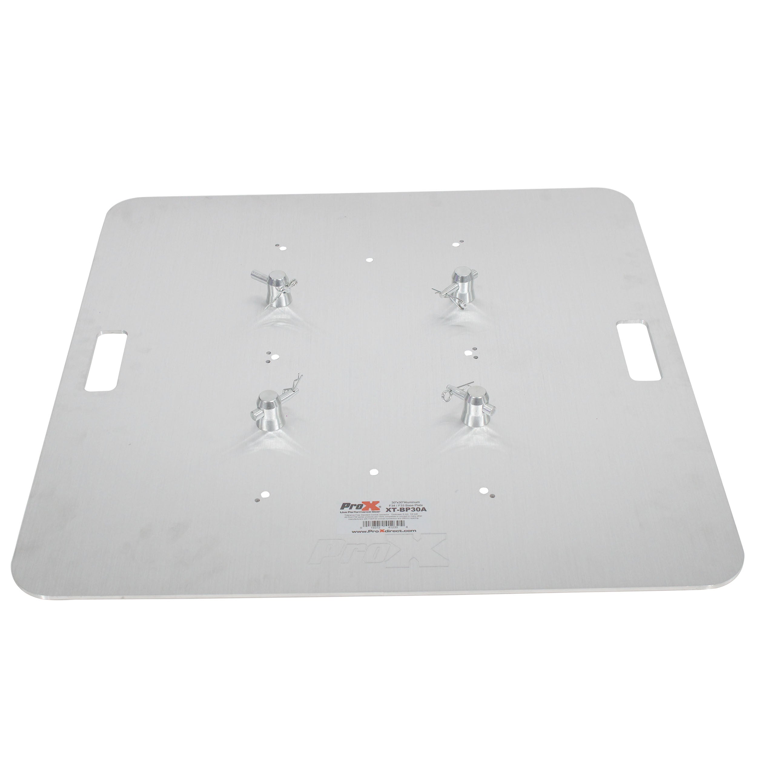 30" Aluminum 6mm Truss Base Plate for F34 F32 F31 Conical Square Truss with Connectors