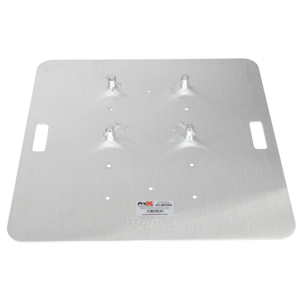 30" Aluminum 6mm Truss Base Plate for F34 F32 F31 Conical Square Truss with Connectors