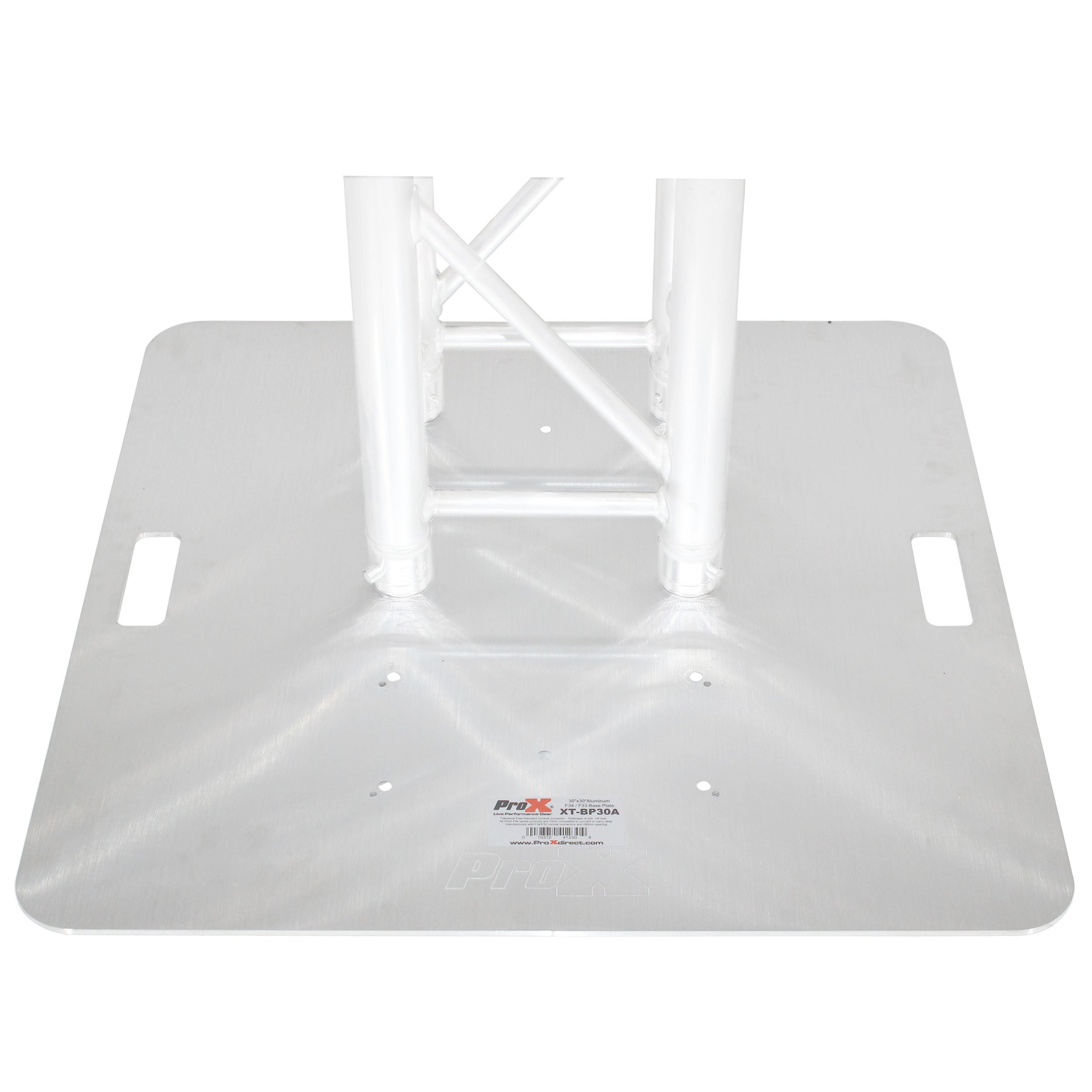 30" Aluminum 6mm Truss Base Plate for F34 F32 F31 Conical Square Truss with Connectors