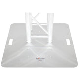 30" Aluminum 6mm Truss Base Plate for F34 F32 F31 Conical Square Truss with Connectors