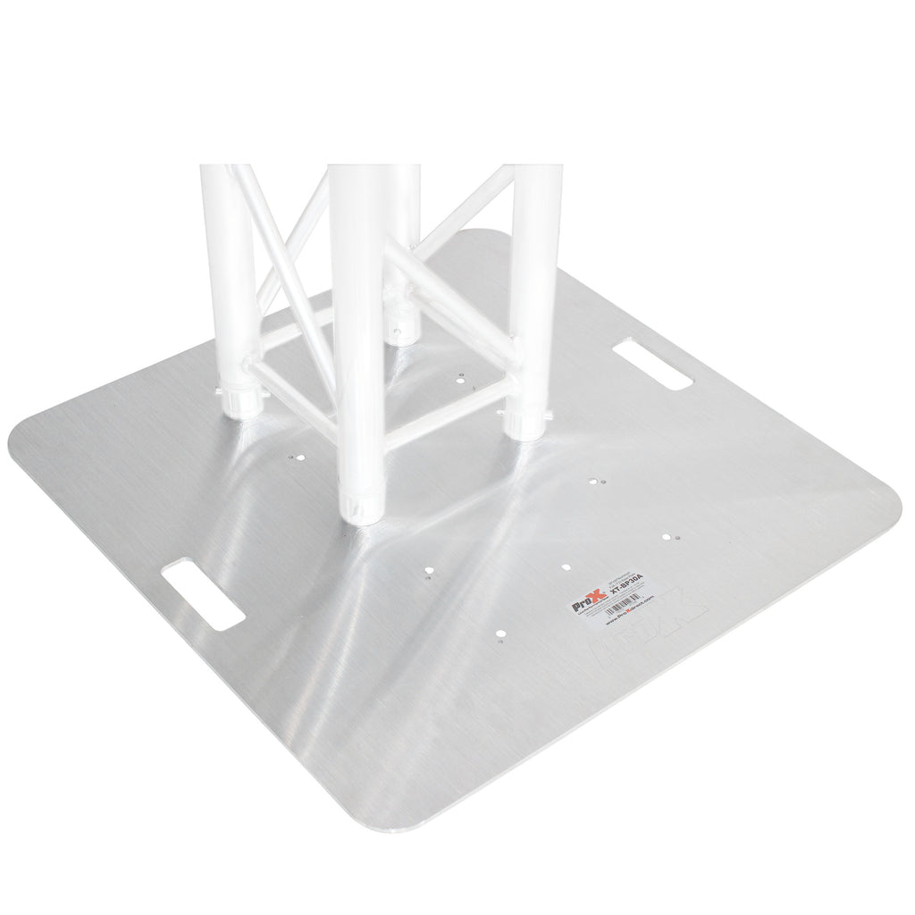 30" Aluminum 6mm Truss Base Plate for F34 F32 F31 Conical Square Truss with Connectors