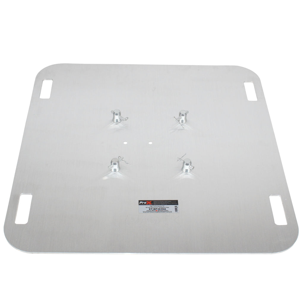 36" Aluminum 8mm Truss Base Plate for F34 F32 F31 Conical Square Truss with Connectors