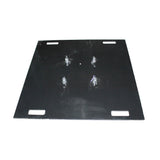 36'' Steel 10mm Truss Base Plate for F34 F32 F31 Conical Square Truss with Connectors - Black Finish