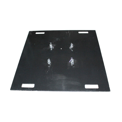 36'' Steel 10mm Truss Base Plate for F34 F32 F31 Conical Square Truss with Connectors - Black Finish