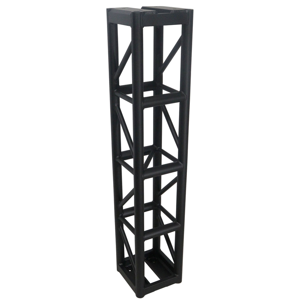 5 Ft. BoltX Black Bolted 12 Inch Professional Box Truss Segment | 3mm Wall – Black Finish