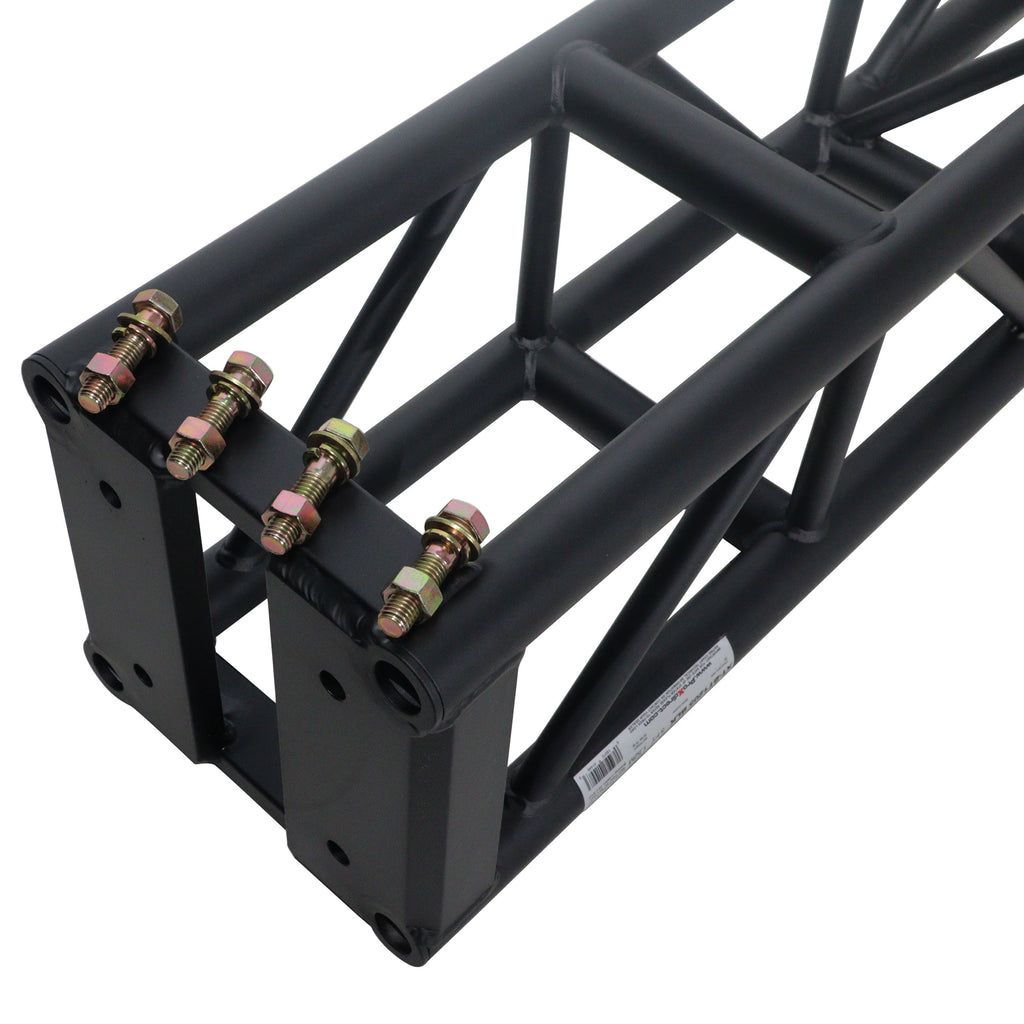 3 Ft. BoltX Black Bolted 12 Inch Professional Box Truss Segment | 3mm Wall – Black Finish