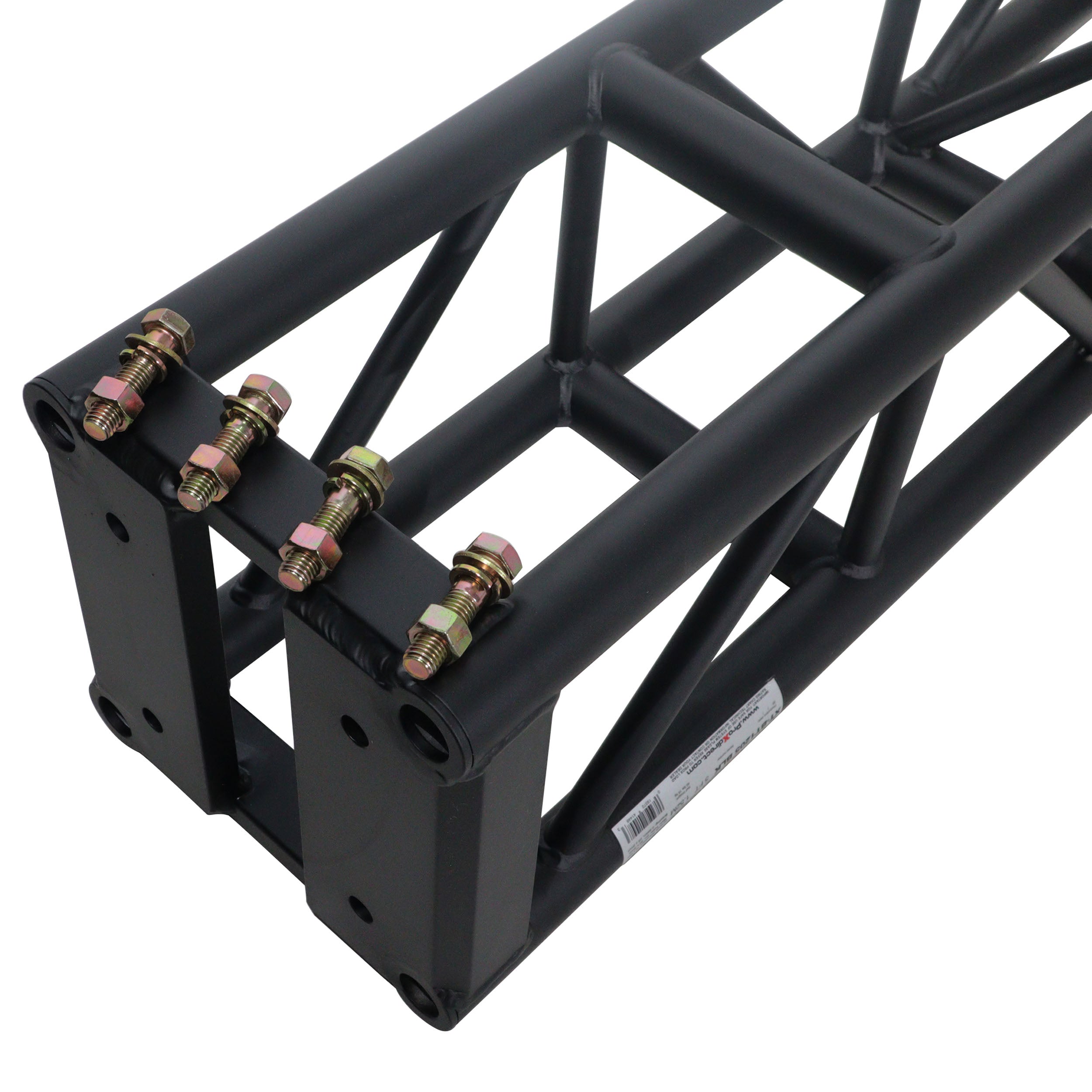 5 Ft. BoltX Black Bolted 12 Inch Professional Box Truss Segment | 3mm Wall – Black Finish