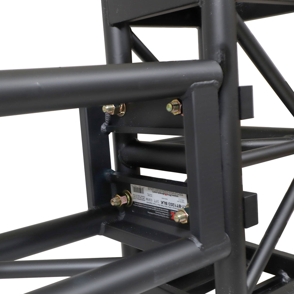Set of 2 Grip Block Grapple Bars for 12" BoltX Truss – Includes Grade 8 Bolts in Black