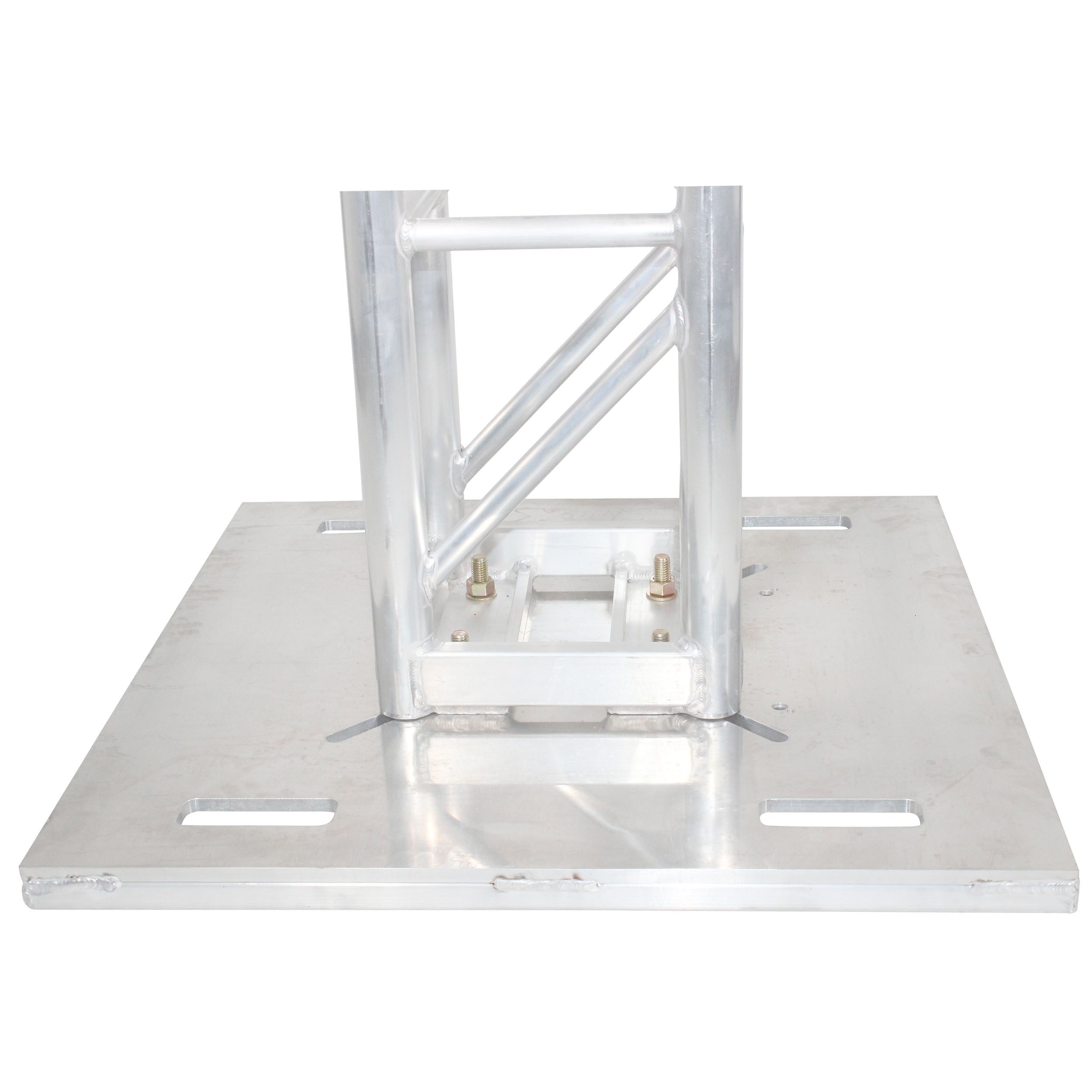 24" Aluminum BoltX™ Base Plate – Raised Frame for 12" & 16" Bolted Box Truss and F34 Truss Systems