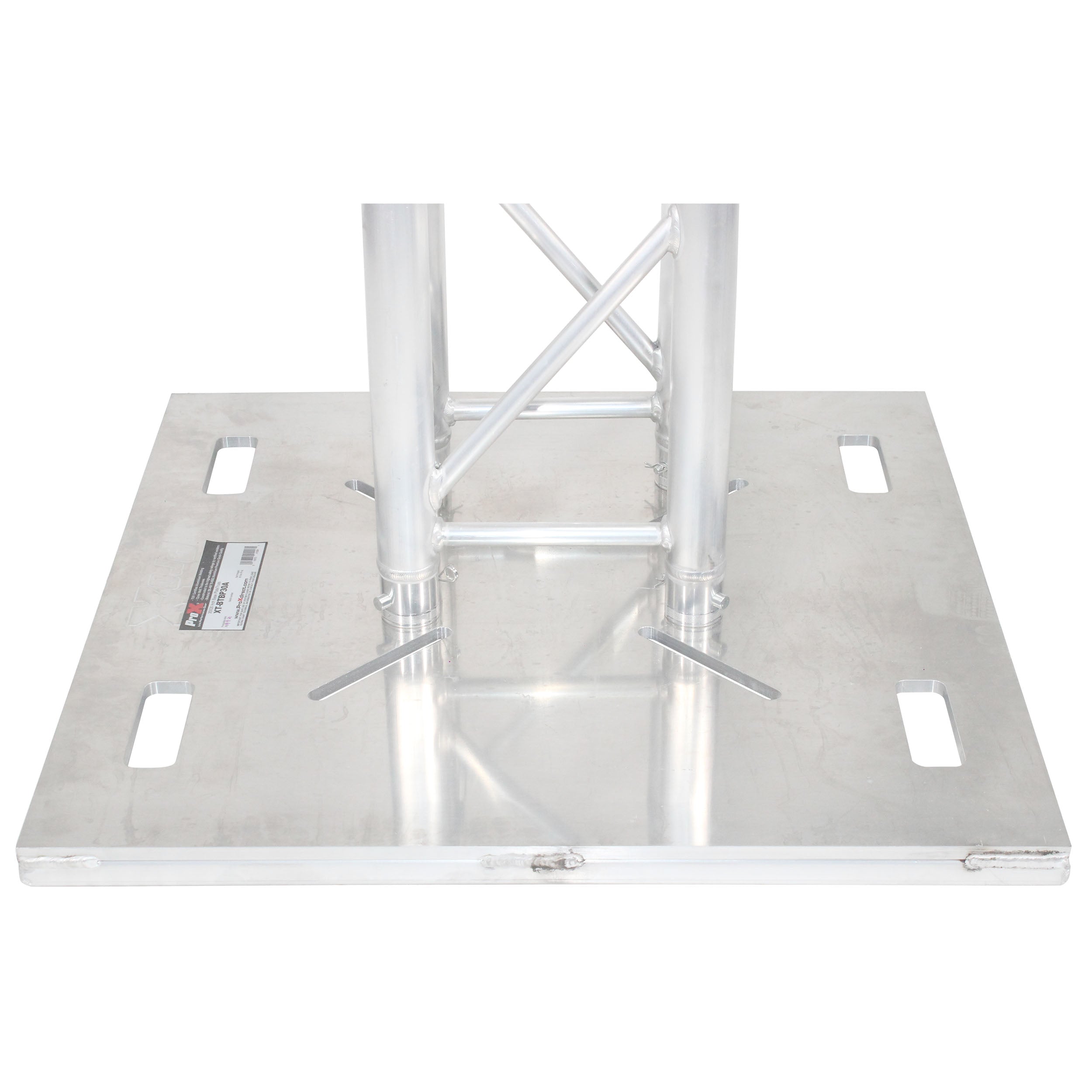 24" Aluminum BoltX™ Base Plate – Raised Frame for 12" & 16" Bolted Box Truss and F34 Truss Systems