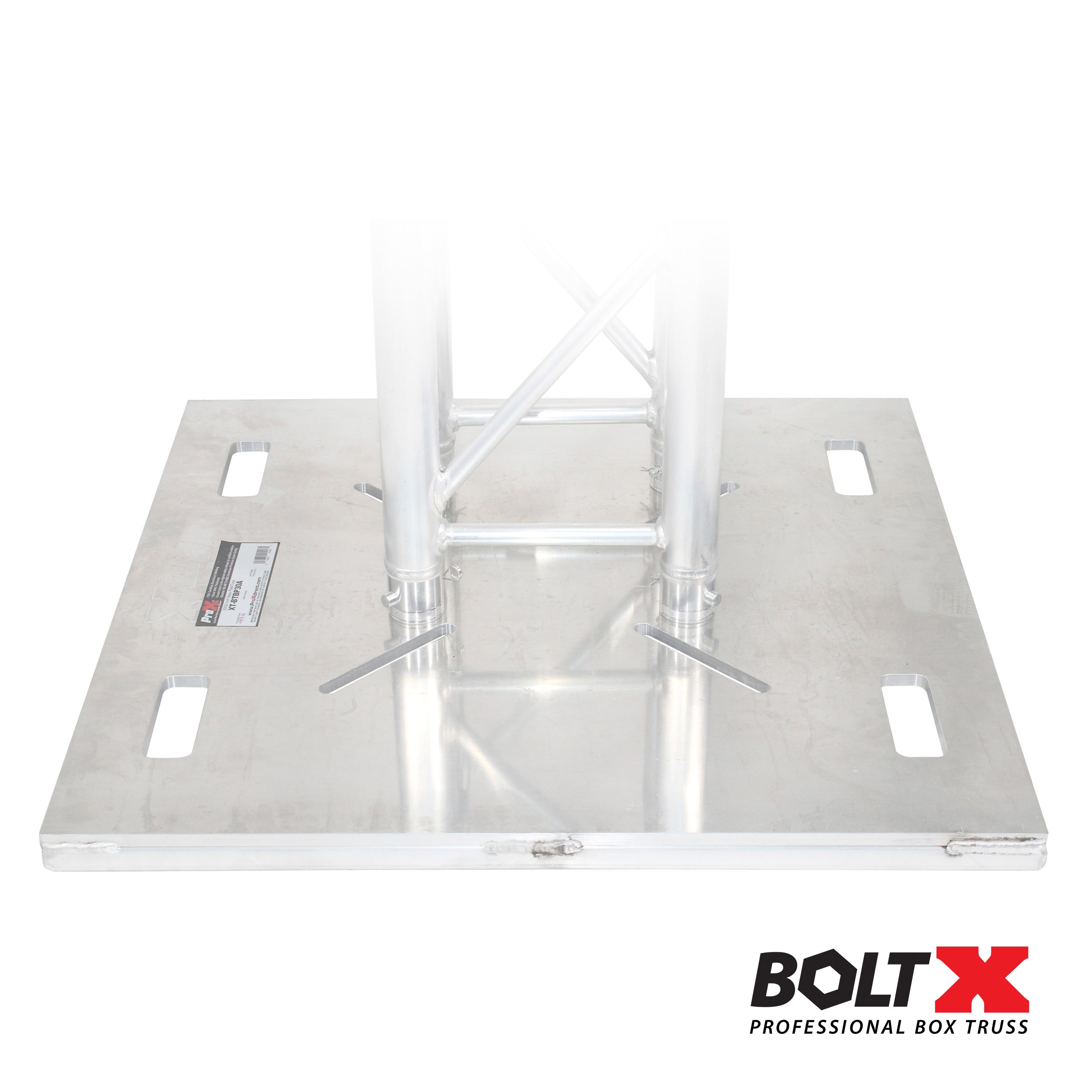 30" Aluminum BoltX™ Base Plate – Raised Frame for 12" & 16" Bolted Box Truss and F34 Truss Systems