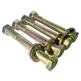 Set of (4) 5" Length Hex Long Truss Bolts Nuts and Washers – Grade 8 (5/8"-11 x 5 NC)