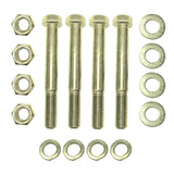 Set of (4) 5" Length Hex Long Truss Bolts Nuts and Washers – Grade 8 (5/8"-11 x 5 NC)