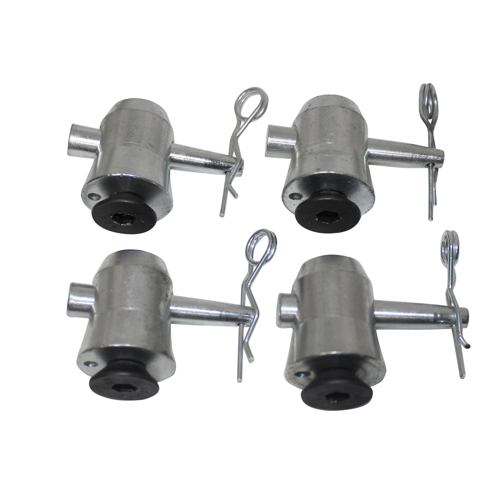 Truss Base Plate Half Conical Connector Pack of 4 with Pin and safety clip