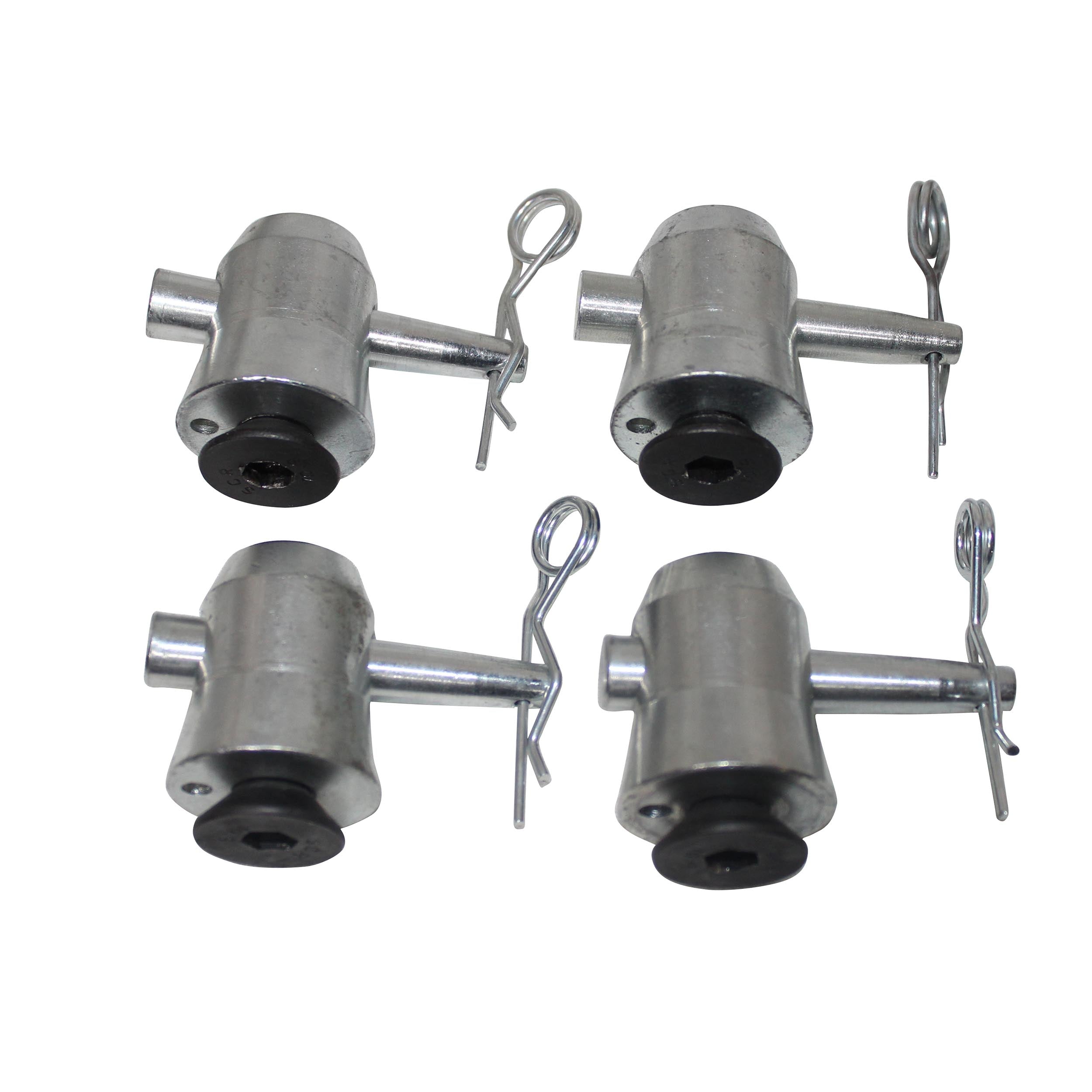 Truss Base Plate Half Conical Connector Pack of 4 with Pin and safety clip