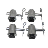 Truss Base Plate Half Conical Connector Pack of 4 with Pin and safety clip