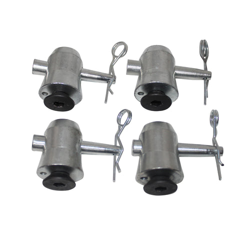 Truss Base Plate Half Conical Connector Pack of 4 with Pin and safety clip