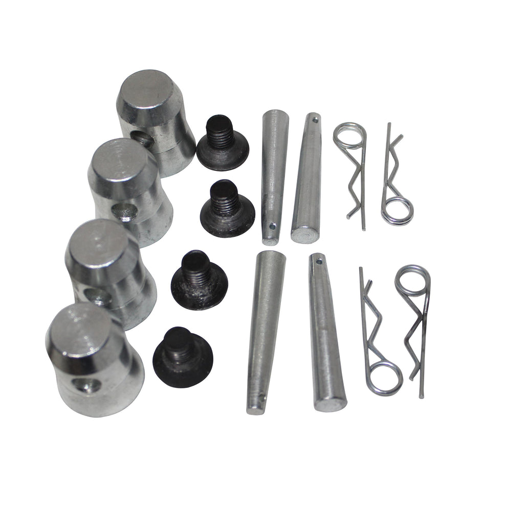 Truss Base Plate Half Conical Connector Pack of 4 with Pin and safety clip