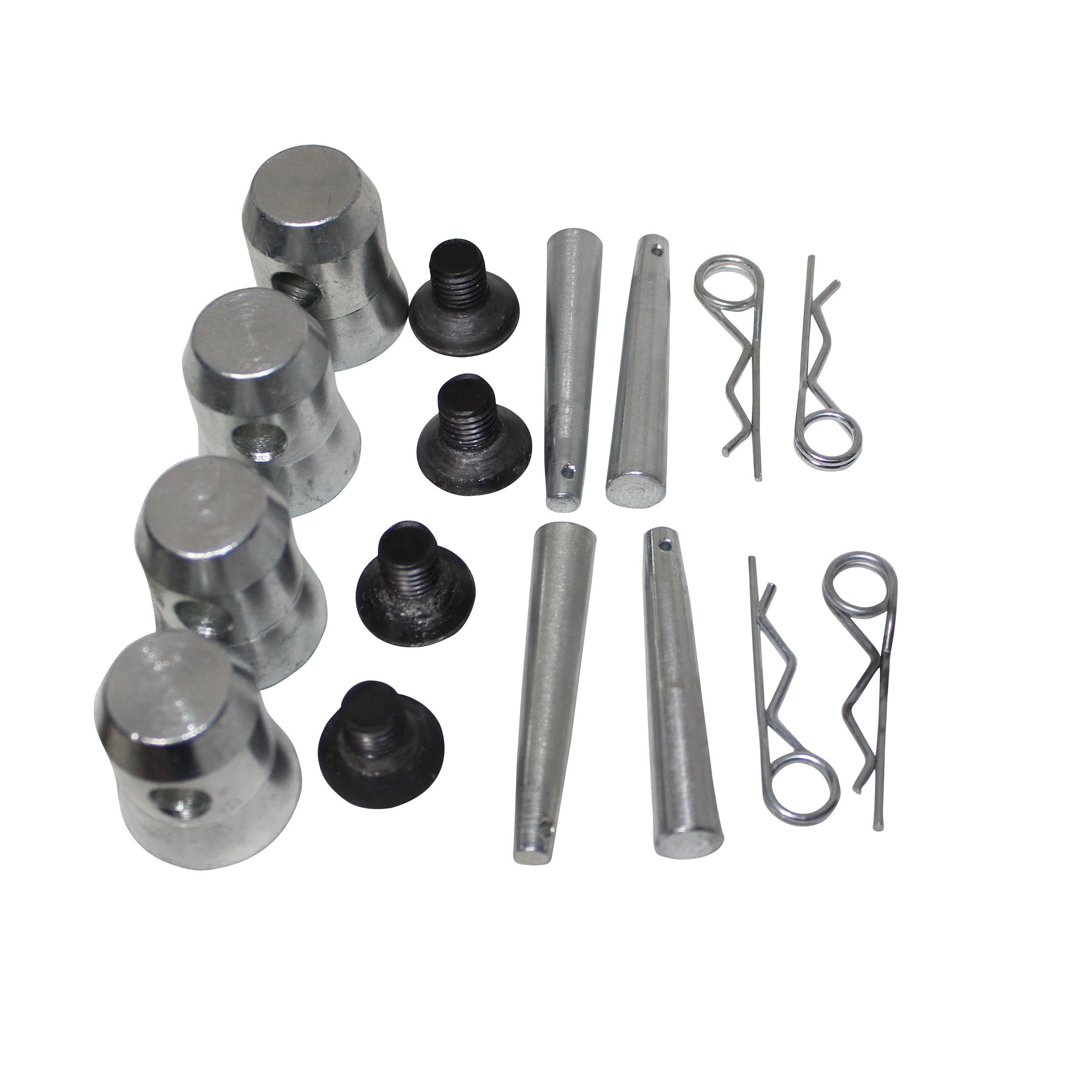 Truss Base Plate Half Conical Connector Pack of 4 with Pin and safety clip