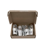 Set of (4) Double Sided Conical Couplers with connectors and pins
