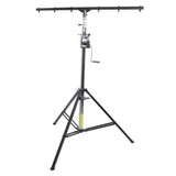 14 Ft Heavy-duty Lighting Crank Stand for Lifting Truss 220 lbs Capacity Incl 5ft T-Bar