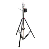 14 Ft Heavy-duty Lighting Crank Stand for Lifting Truss 220 lbs Capacity Incl 5ft T-Bar