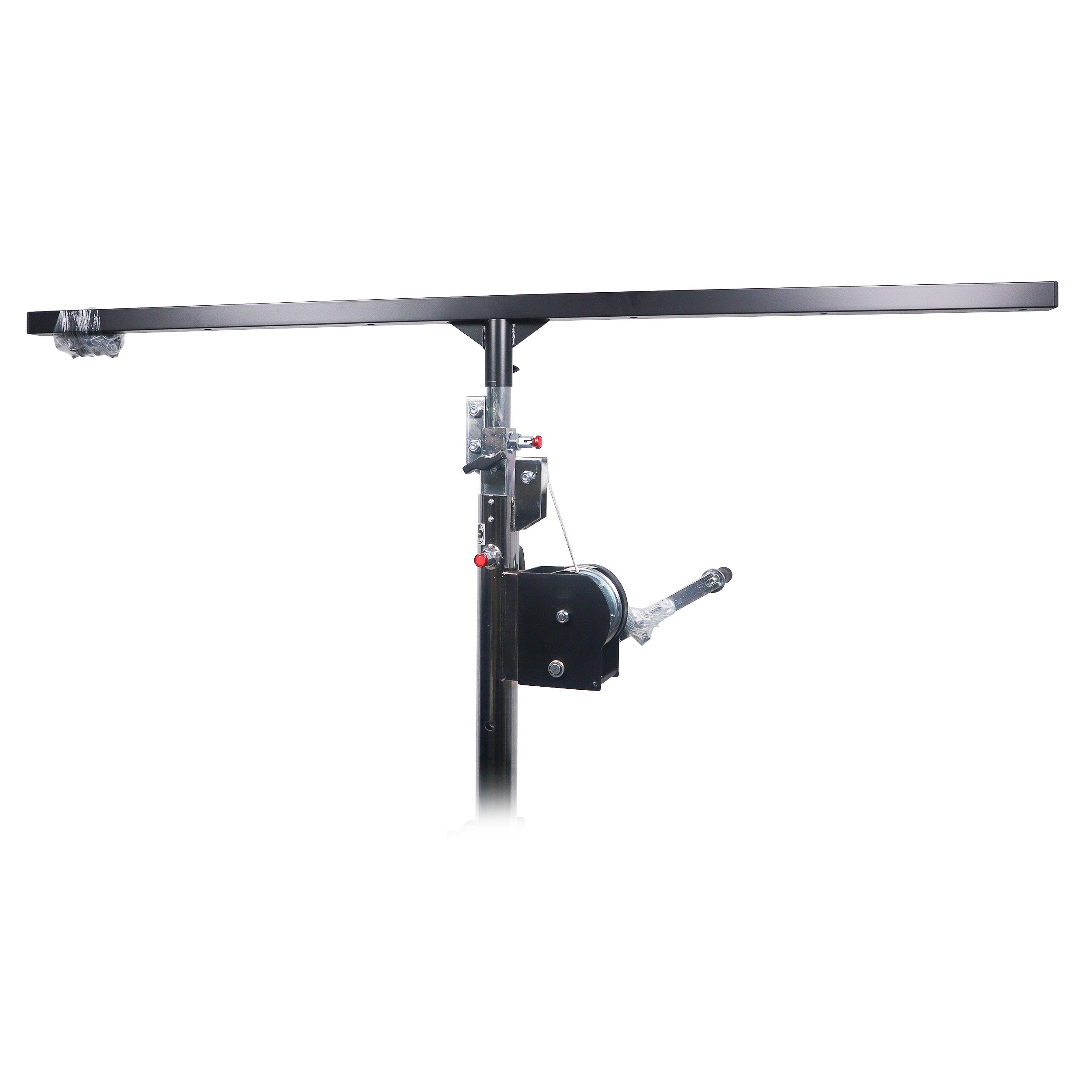14 Ft Heavy-duty Lighting Crank Stand for Lifting Truss 220 lbs Capacity Incl 5ft T-Bar