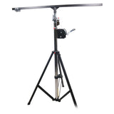 14 Ft Heavy-duty Lighting Crank Stand for Lifting Truss 220 lbs Capacity Incl 5ft T-Bar