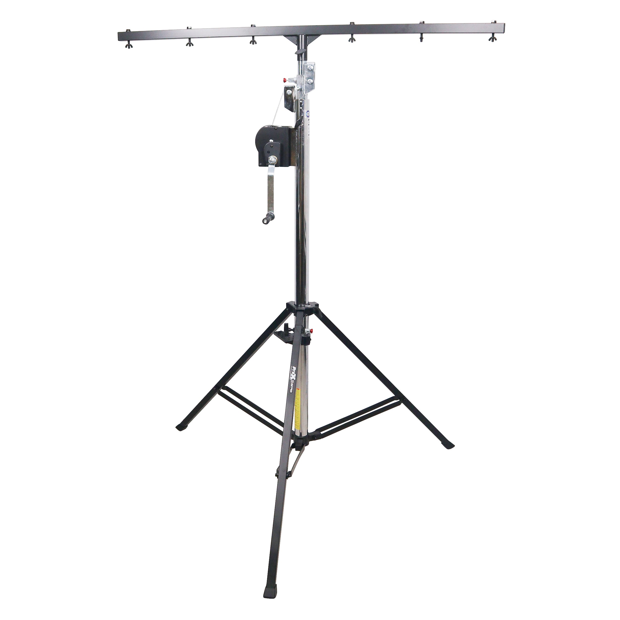14 Ft Heavy-duty Lighting Crank Stand for Lifting Truss 220 lbs Capacity Incl 5ft T-Bar
