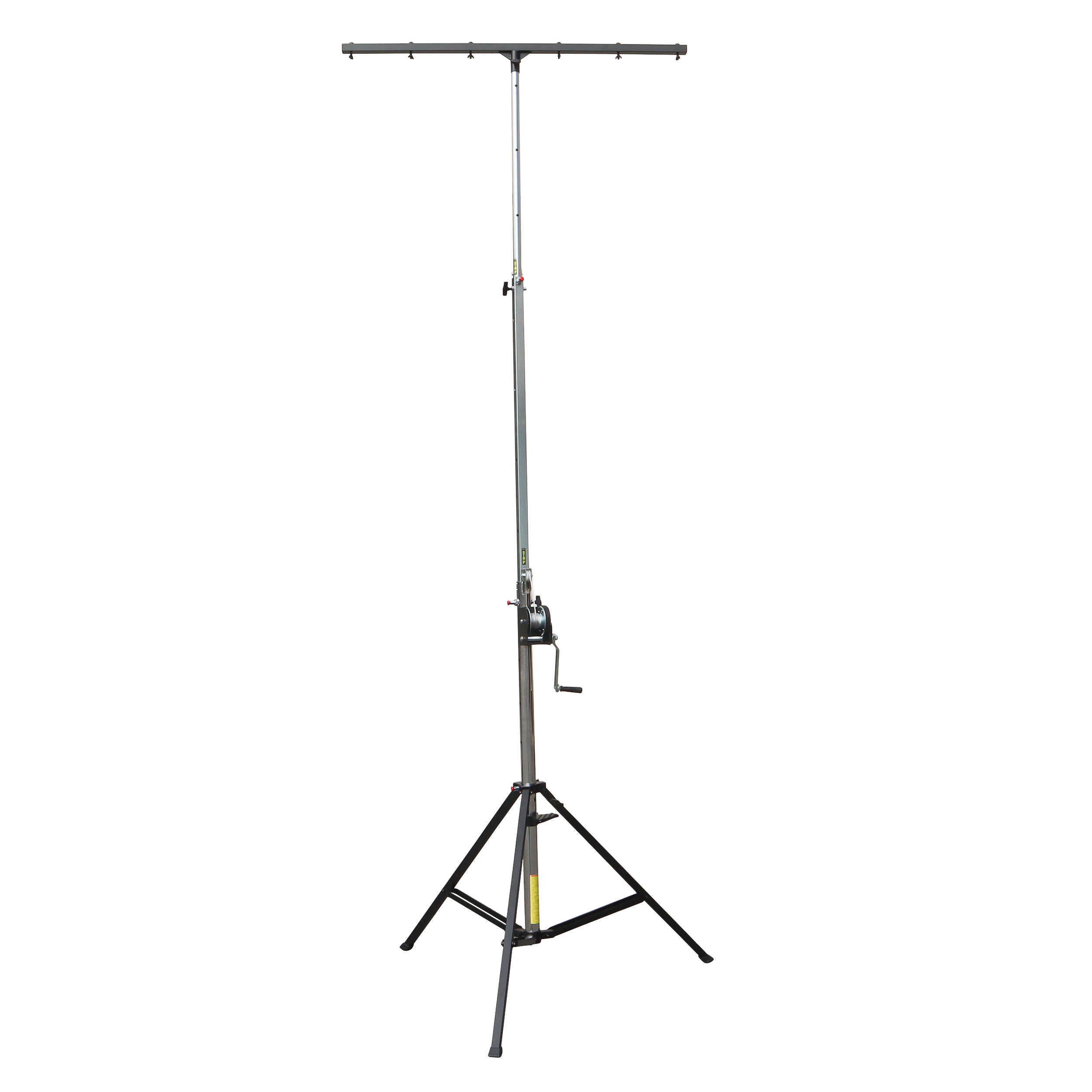 14 Ft Heavy-duty Lighting Crank Stand for Lifting Truss 220 lbs Capacity Incl 5ft T-Bar