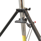 14 Ft Heavy-duty Lighting Crank Stand for Lifting Truss 220 lbs Capacity Incl 5ft T-Bar