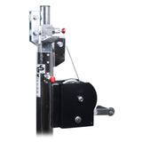 14 Ft Heavy-duty Lighting Crank Stand for Lifting Truss 220 lbs Capacity Incl 5ft T-Bar