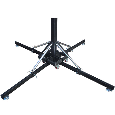 18 Ft. Lighting Crank Truss Stand 330 Lbs.Capacity Includes T-Adapter Truss Mount
