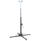 18 Ft. Lighting Crank Truss Stand 330 Lbs.Capacity Includes T-Adapter Truss Mount