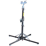 18 Ft. Lighting Crank Truss Stand 330 Lbs.Capacity Includes T-Adapter Truss Mount