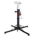 18 Ft Lighting Heavy-Duty Crank Truss Stand 500 Lb. Capacity with Outriggers Center Load18'Includes T-Adapter Truss Mount