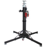 18 Ft Lighting Heavy-Duty Crank Truss Stand 500 Lb. Capacity with Outriggers Center Load18'Includes T-Adapter Truss Mount