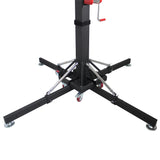 18 Ft Lighting Heavy-Duty Crank Truss Stand 500 Lb. Capacity with Outriggers Center Load18'Includes T-Adapter Truss Mount