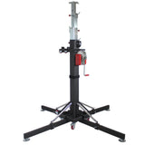 18 Ft Lighting Heavy-Duty Crank Truss Stand 500 Lb. Capacity with Outriggers Center Load18'Includes T-Adapter Truss Mount