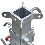 18 Ft Lighting Heavy-Duty Crank Truss Stand 500 Lb. Capacity with Outriggers Center Load18'Includes T-Adapter Truss Mount