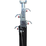 XT-CRANK22FT-400 Heavy Duty 22 Ft. High Truss Crank Lighting Stand 400 Lbs. Capacity Includes T-Adapter Truss Mount