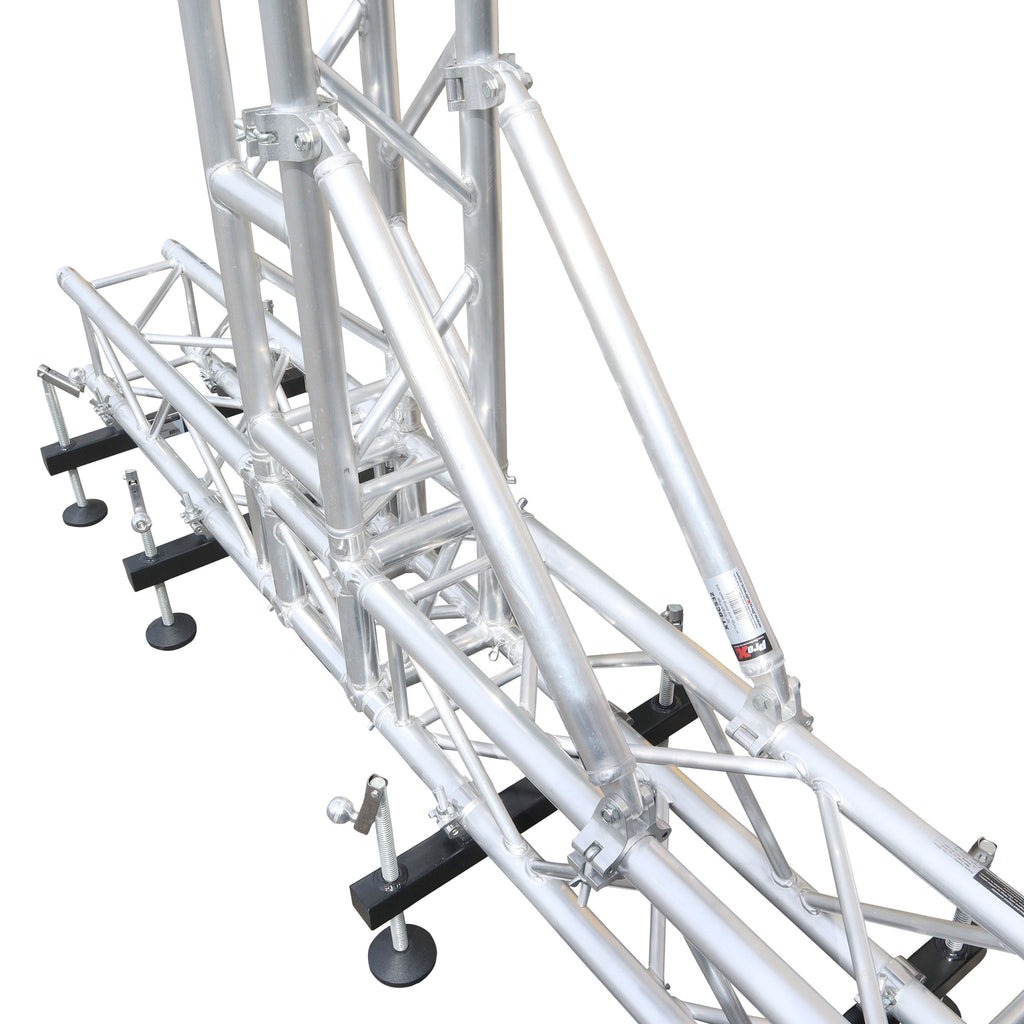 59 Inch (149.86cm) Single Truss Tube W-Clamp and Hinge on Each End | 2 Inch | 2mm Wall